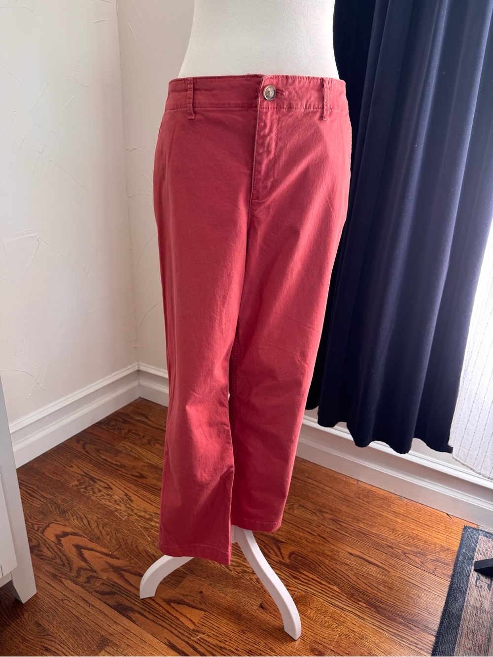 LOFT “The Slim” Coral Chinos